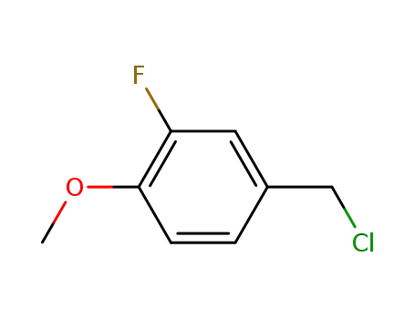Molecular Structure of 351-52-0 (3-Fluoro-4-methoxybenzyl chloride)