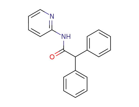 Molecular Structure of 94258-23-8 (2,2-diphenyl-N-(pyridin-2-yl)acetamide)