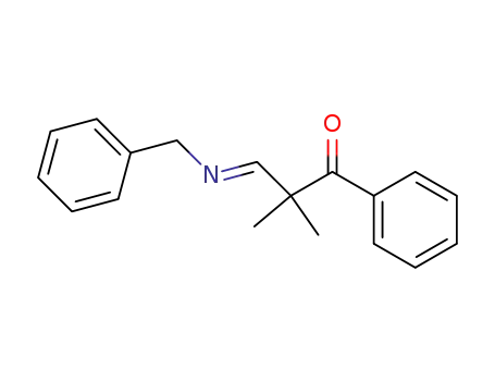 Molecular Structure of 105361-41-9 (N-benzyl-2-benzoyl-2-methylpropanimine)