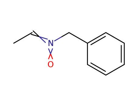 Molecular Structure of 243140-08-1 (5(Z)-N-ethylidene-1-phenylmethanamine N-oxide)