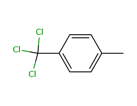 Molecular Structure of 3335-35-1 (1-Methyl-4-(trichloromethyl)benzene)