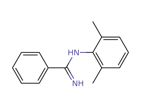 Molecular Structure of 16239-27-3 (N<SUP>1</SUP>-(2,6-dimethylphenyl)benzamidine)
