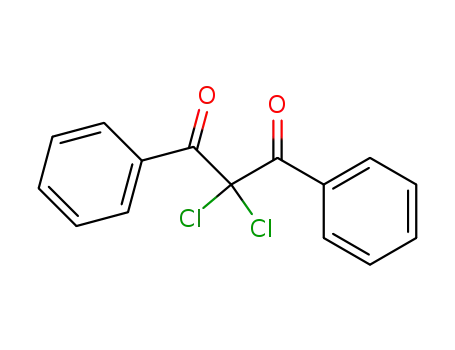 Molecular Structure of 79344-04-0 (1,3-Propanedione, 2,2-dichloro-1,3-diphenyl-)
