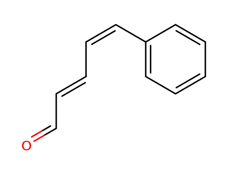 Molecular Structure of 121077-50-7 (2,4-Pentadienal, 5-phenyl-, (2E,4Z)-)