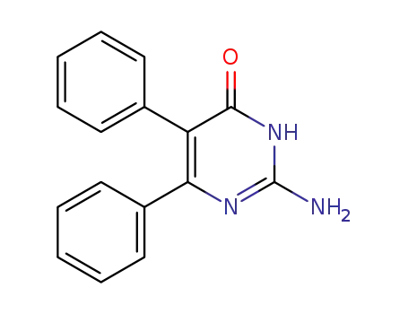 4(1H)-Pyrimidinone, 2-amino-5,6-diphenyl-