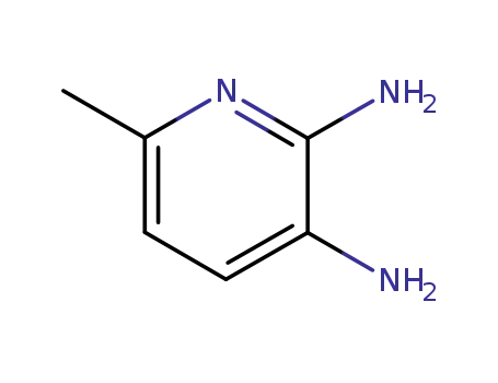 Molecular Structure of 33259-72-2 (5,6-DIAMINO-2-PICOLINE,)