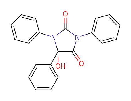 Molecular Structure of 1352131-39-5 (5-hydroxy-N,N',5-triphenylimidazolidine-2,4-dione)