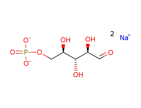 Molecular Structure of 18265-46-8 (D-RIBOSE-5-PHOSPHATE DISODIUM SALT)