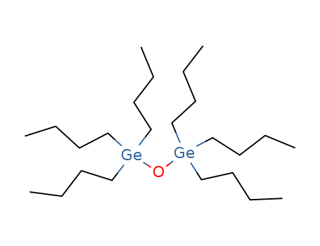2587-86-2,DIGERMOXANE, HEXABUTYL-,Bis(tributylgermanium)oxide (6CI); Digermoxane, hexabutyl- (8CI,9CI); Germane, oxybis[tributyl-(7CI); Bis(tributylgermyl) oxide; Hexabutyldigermoxane; NSC 86328