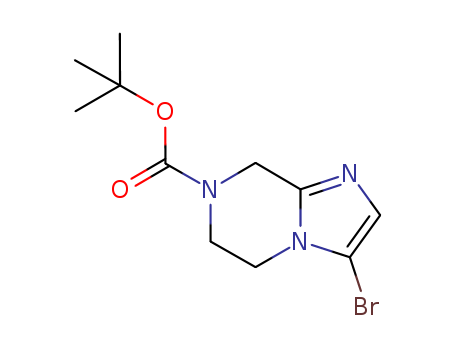 TERT-BUTYL 3-BROMO-5,6-DIHYDROIMIDAZO[1,2-A]PYRAZINE-7(8H)-CARBOXYLATE