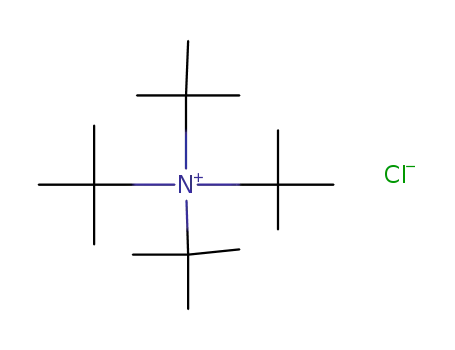 Molecular Structure of 99928-95-7 (2-Propanaminium, N,N,N-tris(1,1-dimethylethyl)-2-methyl-, chloride)