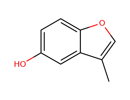 Molecular Structure of 7182-21-0 (3-Methyl-5-Benzofuranol)