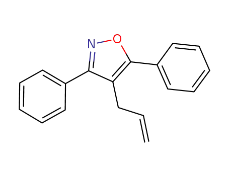 Molecular Structure of 1227781-92-1 (3,5-diphenyl-4-(2-propen-1-yl)isoxazole)