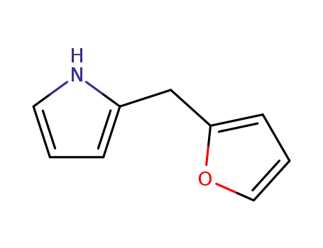 Molecular Structure of 34660-61-2 (1H-Pyrrole, 2-(2-furanylmethyl)-)