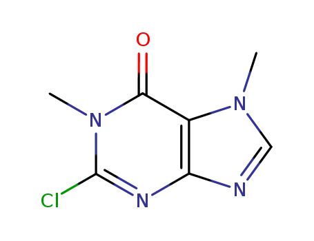 2-chloro-1,7-dimethylpurin-6-one