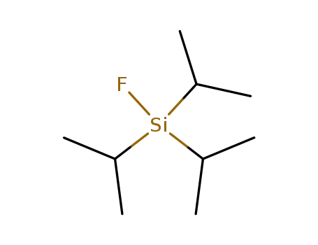 Molecular Structure of 426-67-5 (triisopropylsilyl fluoride)