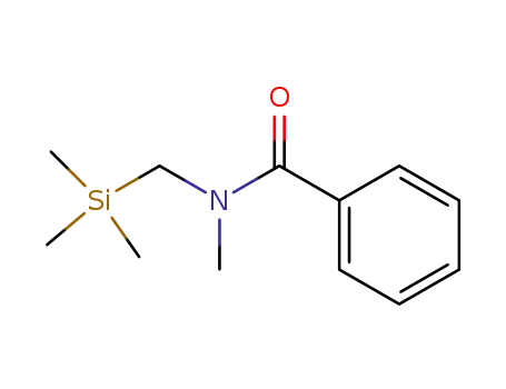 Molecular Structure of 91003-35-9 (Benzamide, N-methyl-N-[(trimethylsilyl)methyl]-)
