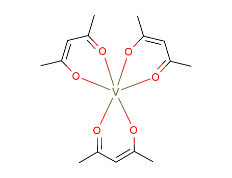 Molecular Structure of 13476-99-8 (Vanadium(III) acetylacetonate)