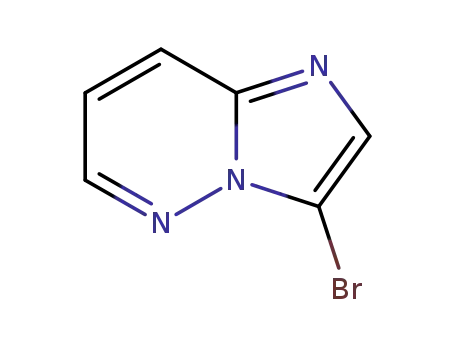 Molecular Structure of 18087-73-5 (3-Bromoimidazo[1,2-b]pyridazine)
