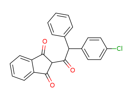 2-[(p-Chlorophenyl)phenylacetyl]-1,3-indandione