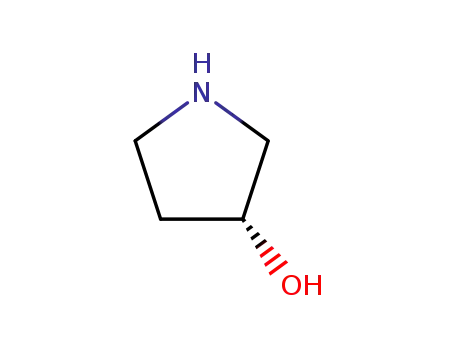 Molecular Structure of 2799-21-5 ((R)-3-Hydroxypyrrolidine)