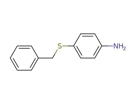 Molecular Structure of 2976-71-8 (Benzenamine, 4-[(phenylmethyl)thio]-)