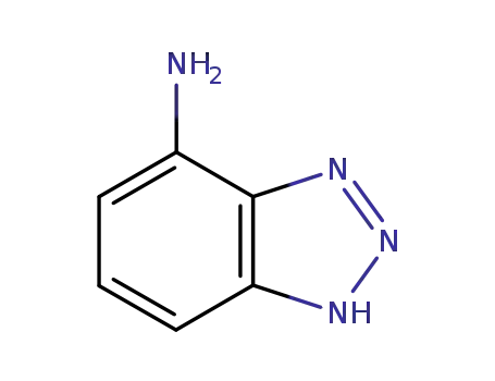 Molecular Structure of 18076-61-4 (1H-benzotriazol-4-amine)