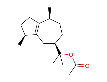 Molecular Structure of 134-28-1 (GUAI-1(5)-EN-11-OL:ACETATE)