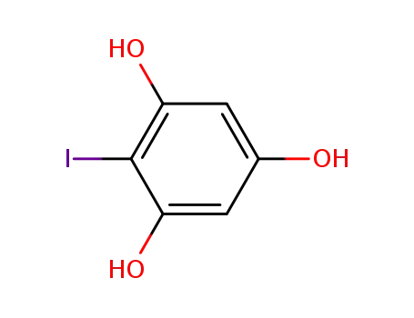 Molecular Structure of 134810-54-1 (1,3,5-Benzenetriol, 2-iodo-)