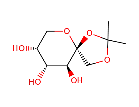 Molecular Structure of 66900-93-4 (1,2-O-Isopropylidene-beta-D-fructopyrase)