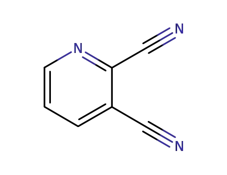 Molecular Structure of 17132-78-4 (PYRIDINE-2,3-DICARBONITRILE)
