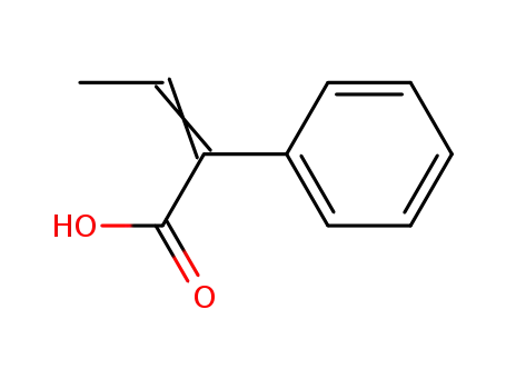 Molecular Structure of 4412-10-6 (2-Phenyl-2-butenoic acid)