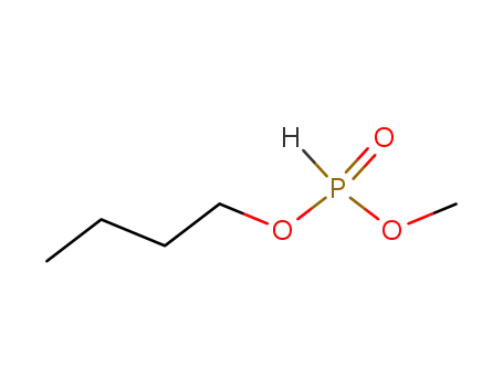 Molecular Structure of 51364-32-0 (Phosphonic acid, butyl methyl ester)