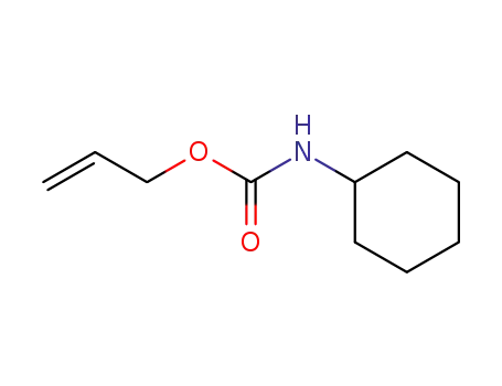 Molecular Structure of 25070-80-8 (prop-2'-en-1'-yl cyclohexylcarbamate)