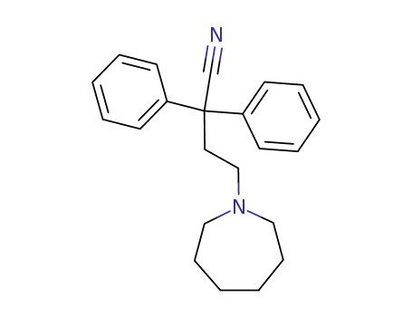 83898-29-7,hexahydro-alpha,alpha-diphenyl-1H-azepine-1-butyronitrile,1H-Azepine-1-butyronitrile,hexahydro-a,a-diphenyl- (6CI)