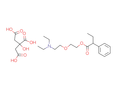 Molecular Structure of 18109-81-4 (Butamirate citrate)