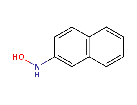 Molecular Structure of 613-47-8 (2-Naphthalenamine,N-hydroxy-(9CI))