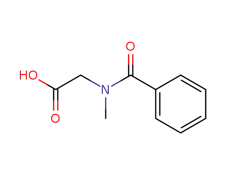 Molecular Structure of 2568-34-5 (N-METHYLHIPPURIC ACID)