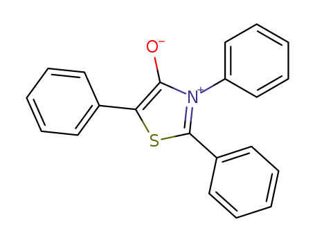 Molecular Structure of 18100-80-6 (2,3,5-triphenyl-4-thiazolone)