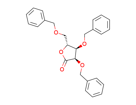 55094-52-5,2,3,5-Tri-O-benzyl-D-ribonolactone,2,3,5-Tri-O-benzyl-D-ribono-1,4-lactone