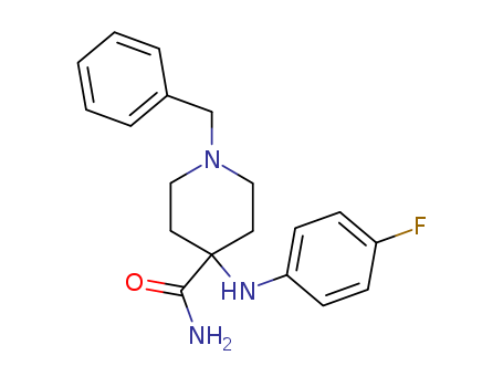 1-benzyl-4-[(4-fluorophenyl)amino]piperidine-4-carboxamide(61085-41-4)