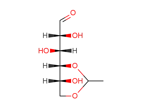 Molecular Structure of 13403-24-2 (4,6-O-ETHYLIDENE-D-GLUCOPYRANOSE)
