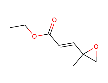 Molecular Structure of 82127-40-0 (E-Ethyl ester of 4-methyl-4,5-epoxy-2-pentenoic acid)