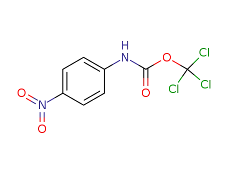 Molecular Structure of 859807-24-2 ((4-nitro-phenyl)-carbamic acid trichloromethyl ester)