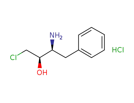 Molecular Structure of 369362-96-9 ((2S,3R)-2-amino-4-chloro-1-phenylbutan-3-ol hydrochloride)