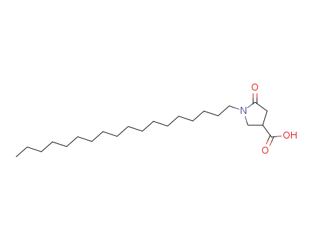 Molecular Structure of 10054-20-3 (1-octadecyl-5-oxopyrrolidine-3-carboxylic acid)