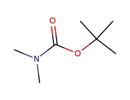 Molecular Structure of 7541-17-5 (tert-butyl dimethylcarbamate)