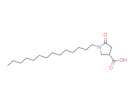 Molecular Structure of 10054-22-5 (1-tetradecyl-5-oxopyrrolidine-3-carboxylic acid)