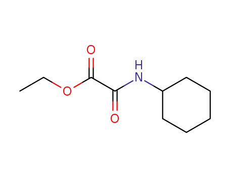 Molecular Structure of 39183-54-5 (Acetic acid, (cyclohexylamino)oxo-, ethyl ester)