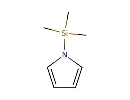 Molecular Structure of 18276-53-4 (TRIMETHYLSILYLPYRAZOLE)
